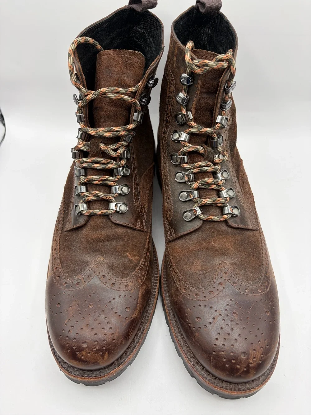 Frye George Adirondack Leather Boots Men’s Size 10.5 Brown
